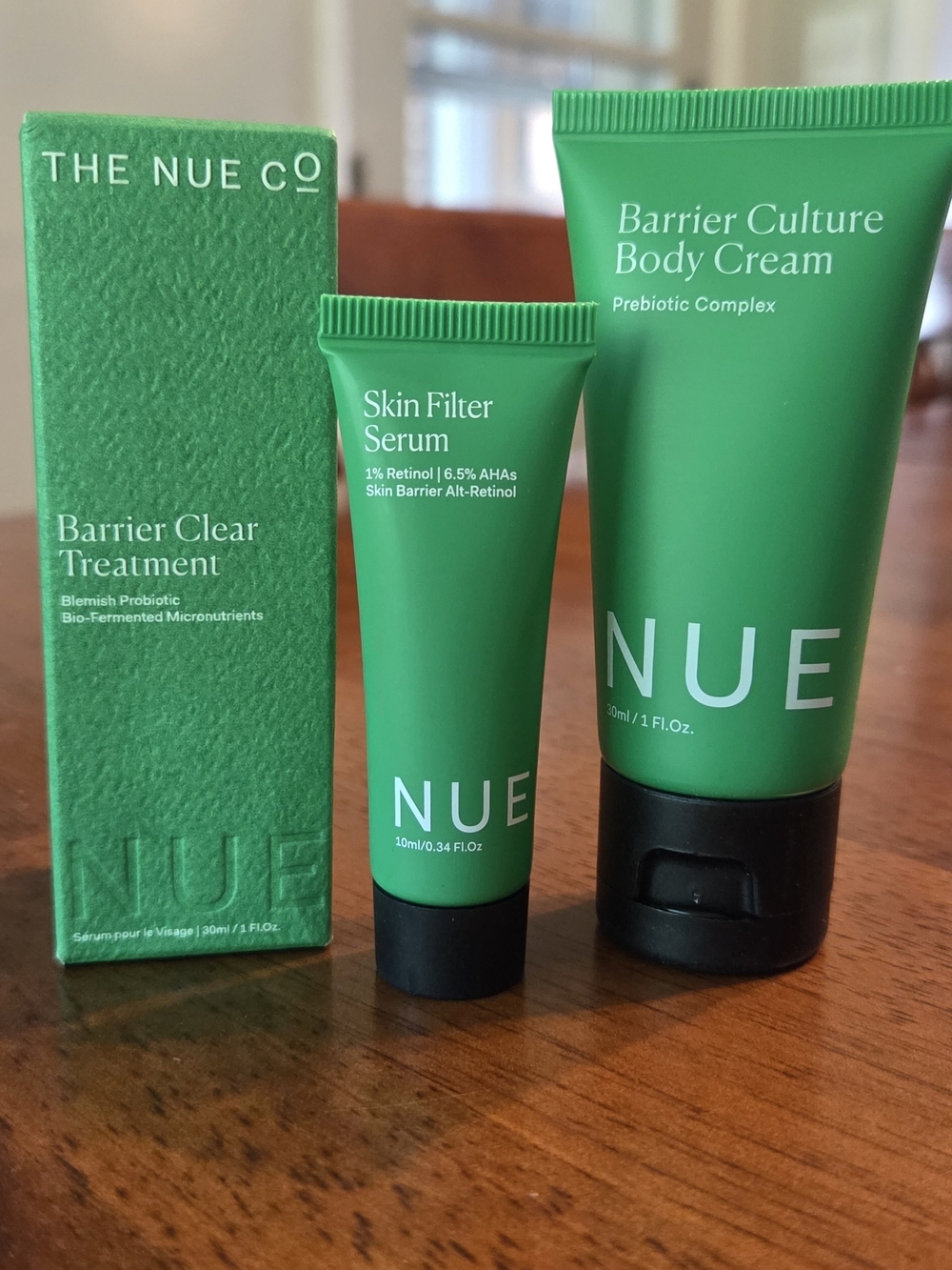 NUE Barrier Clear Treatment, Culture Body Cream & Skin Filter Serum Bundle ✨️